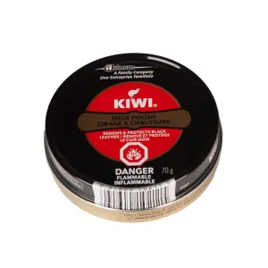 Kiwi Black Shoe Polish Paste 70g