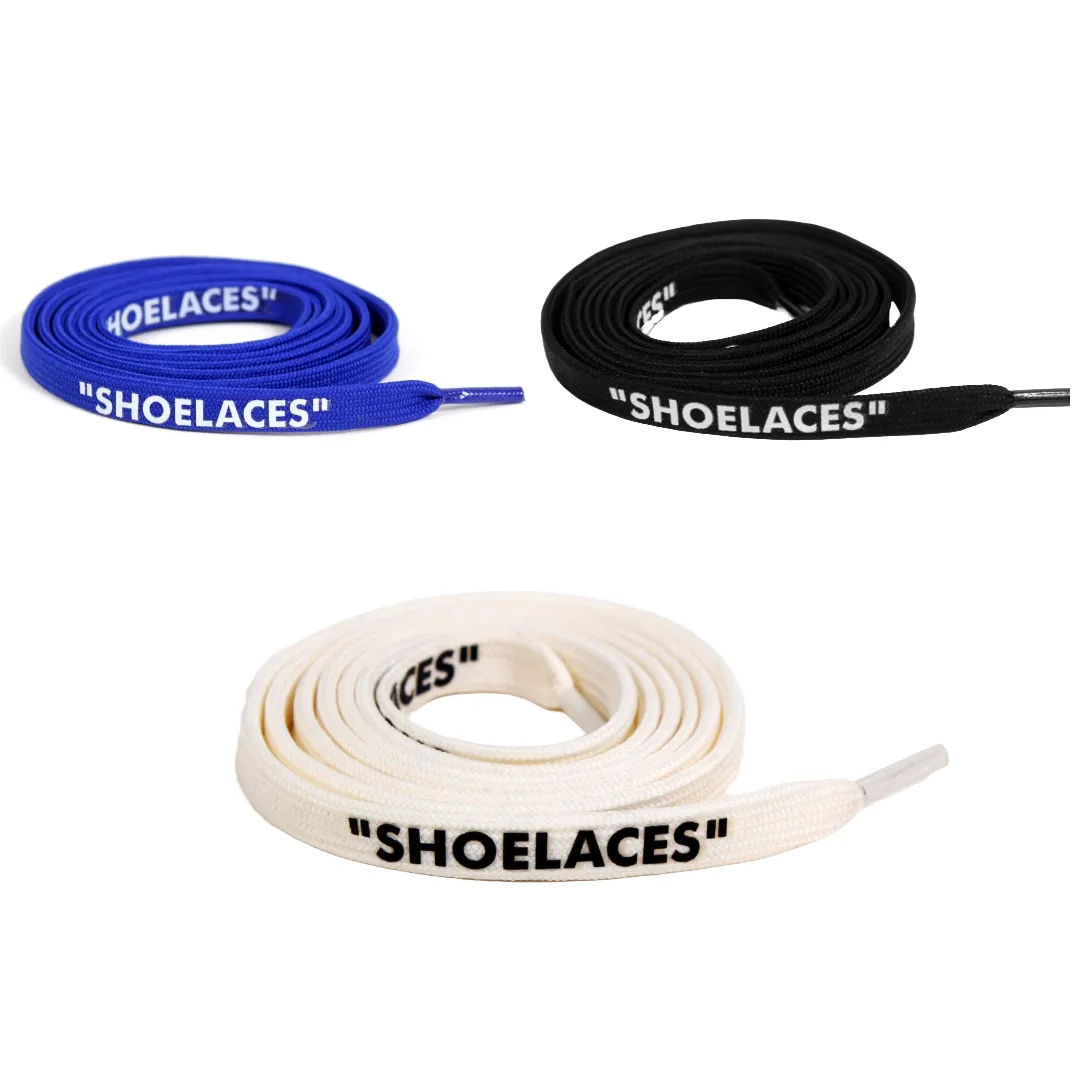 Knotty “ Off-White” Replacement Flat Shoelaces Pack of 3