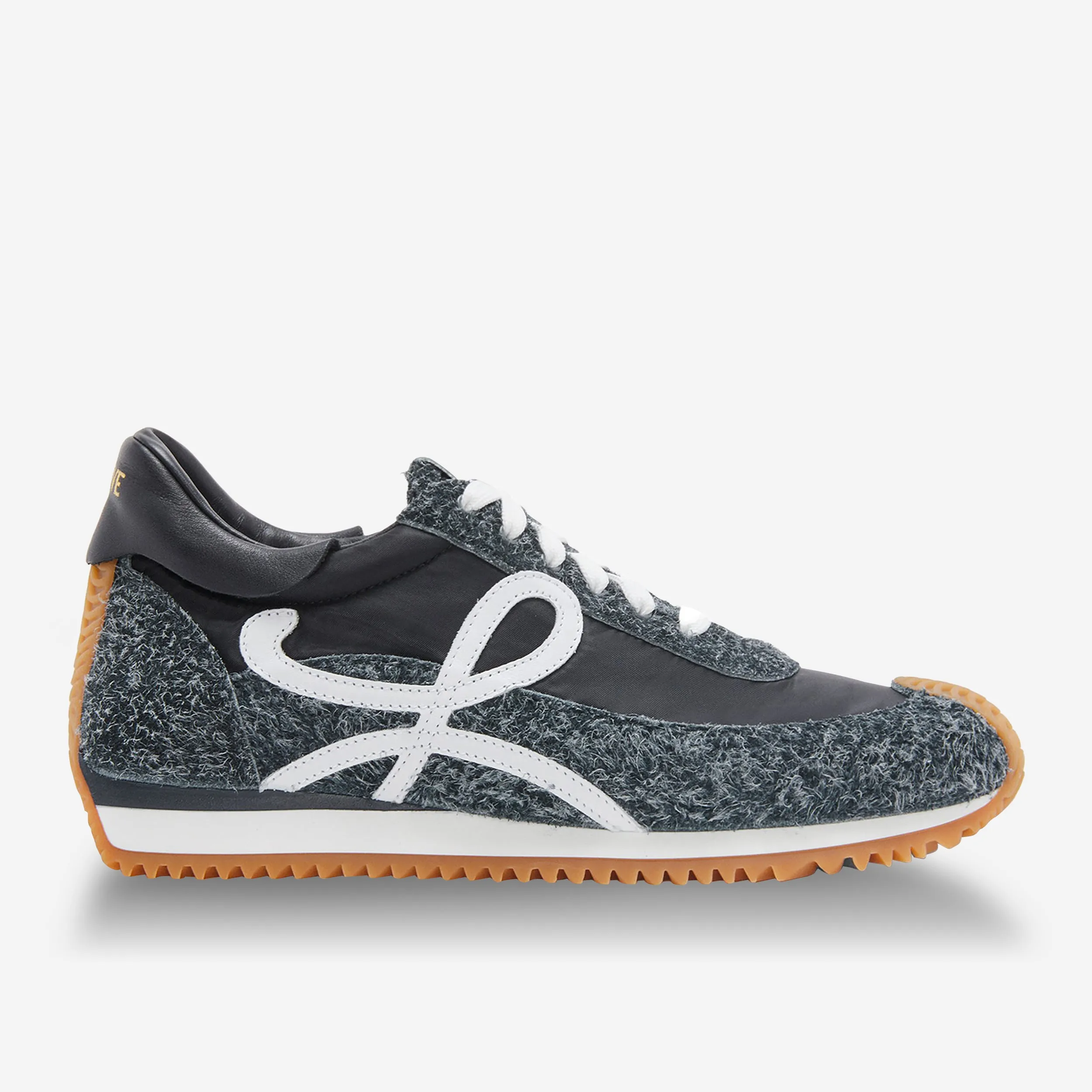 Loewe Nylon And Brushed Suede Flow Runner Sneakers