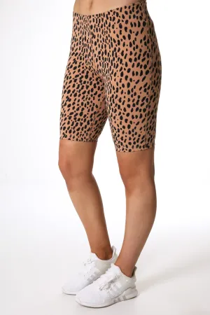 Luna Bike Short Toffee Leopard