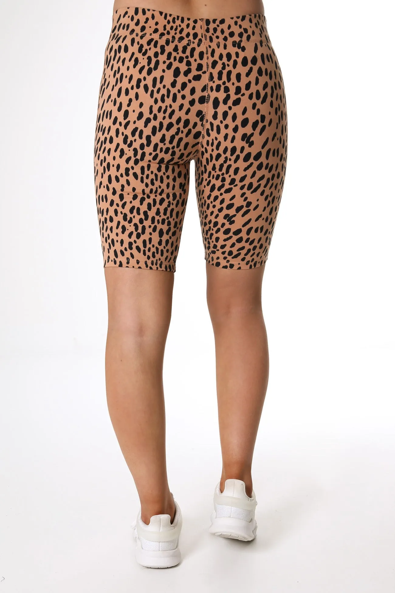 Luna Bike Short Toffee Leopard