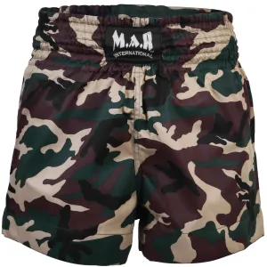 MAR-091I | Camo Kickboxing & Thai Boxing Shorts