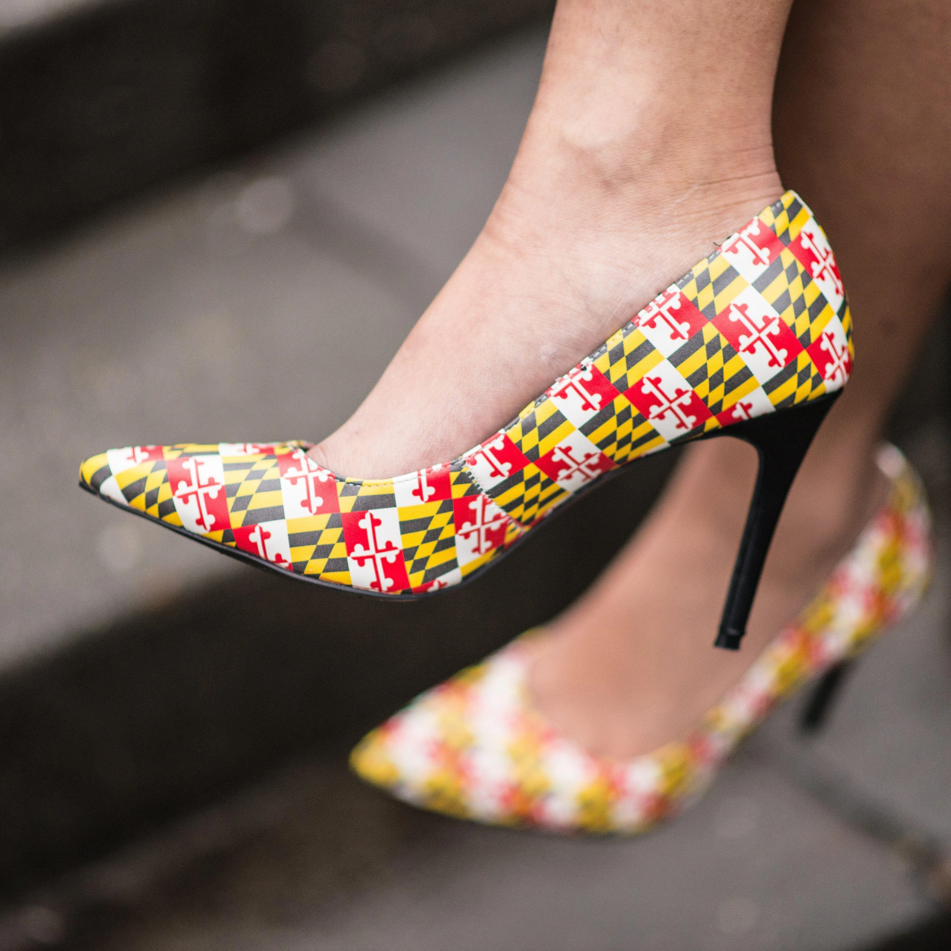 Maryland Flag / Dress Heels