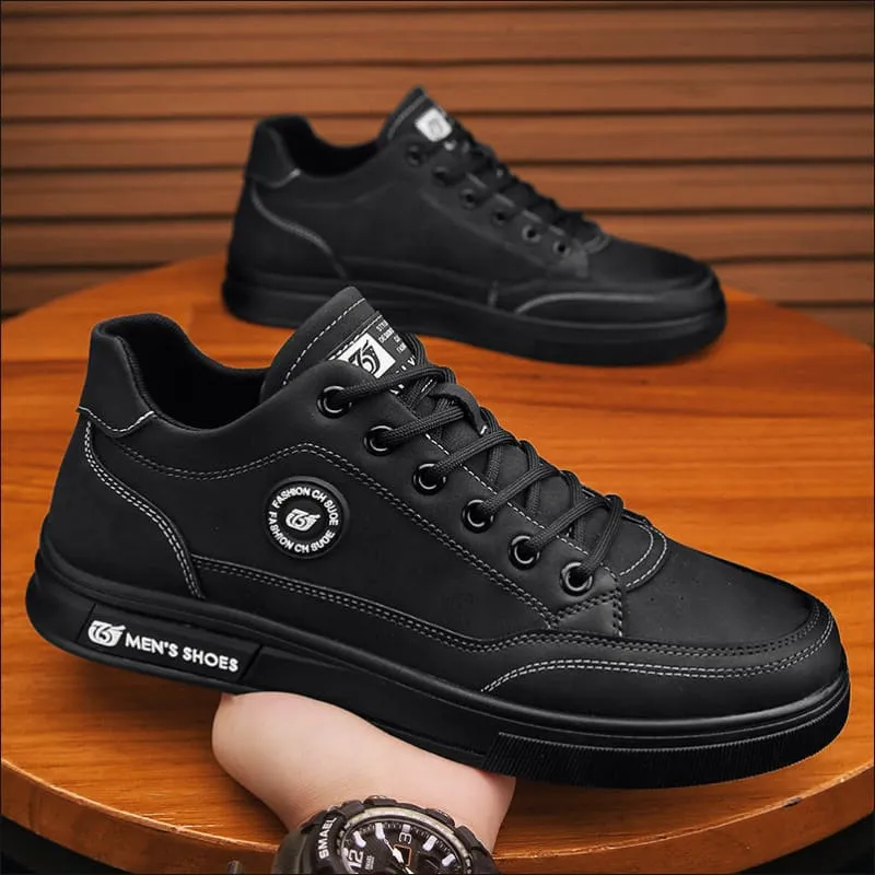 Men's British Style Soft Soled Casual Shoes for Modern Comfort