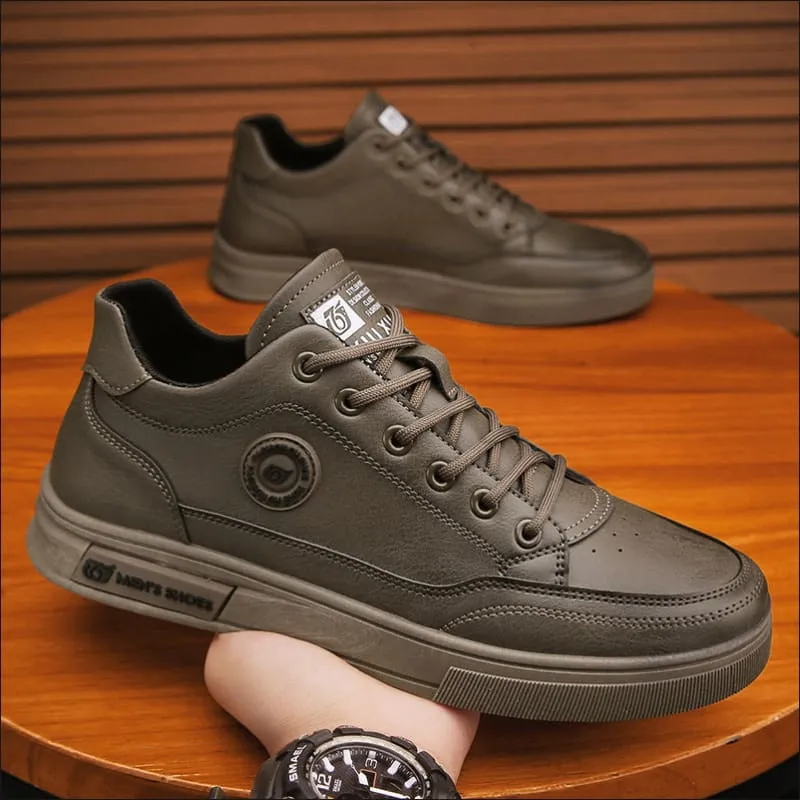 Men's British Style Soft Soled Casual Shoes for Modern Comfort