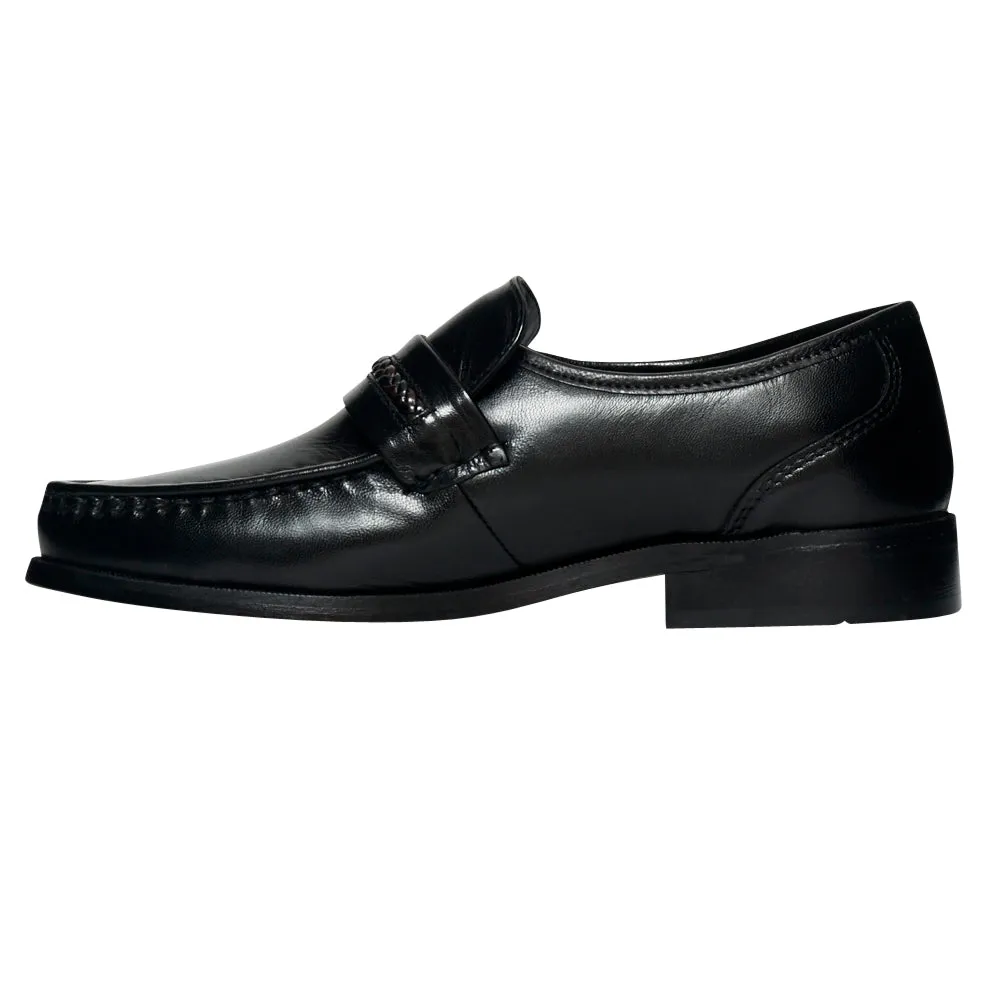 Mens Leather Formal Casual Shoes- Bartan-2_Black