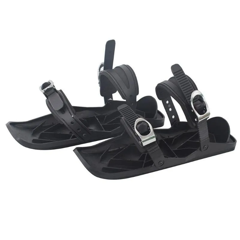 Mini Skis Shoe Attachment - Adjustable Skis boards Attach to Skis Boots For Downhill Slopes Winter Sports