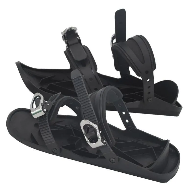 Mini Skis Shoe Attachment - Adjustable Skis boards Attach to Skis Boots For Downhill Slopes Winter Sports