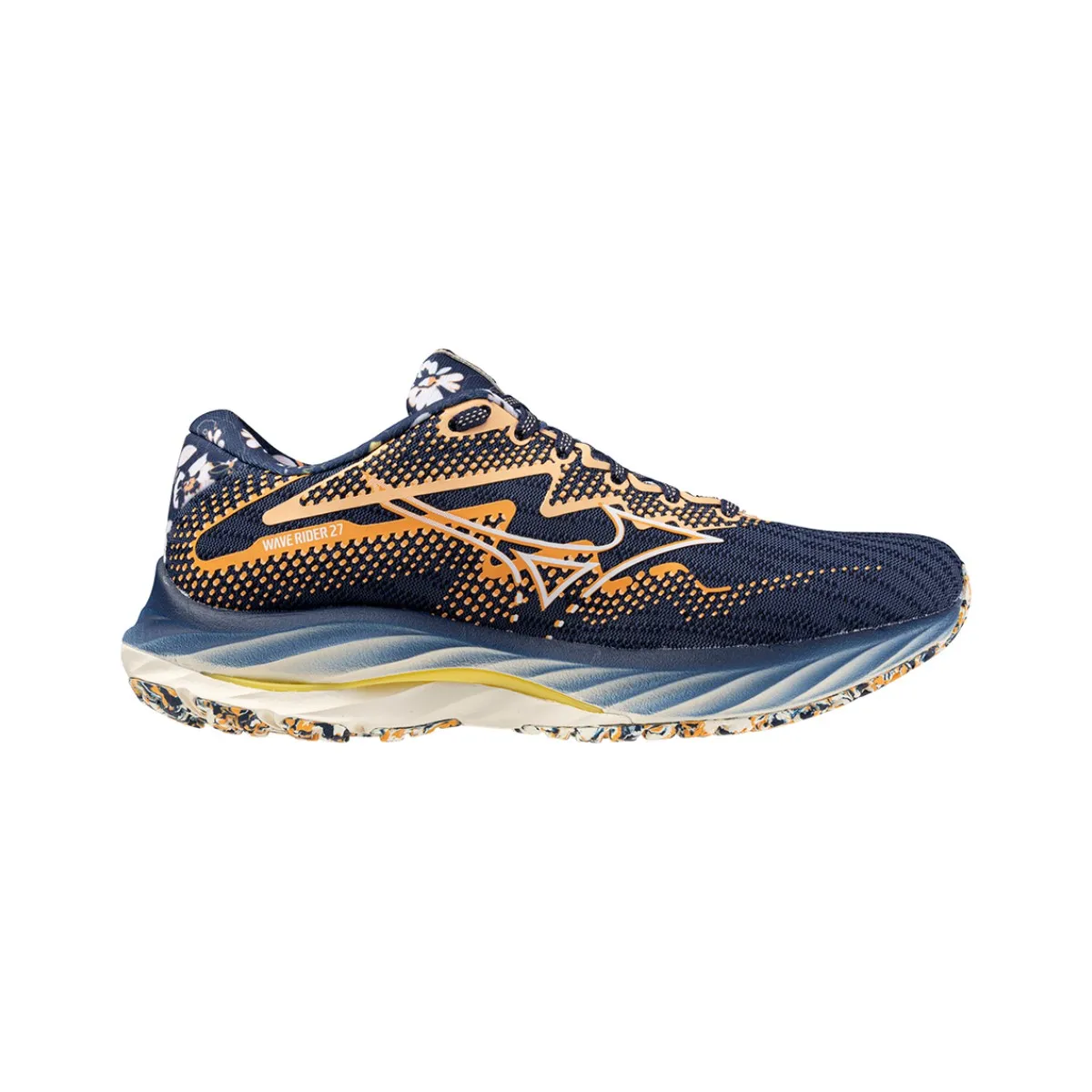 Mizuno Wave Rider 27 ROXY Blue Orange SS24 Women's Sneakers