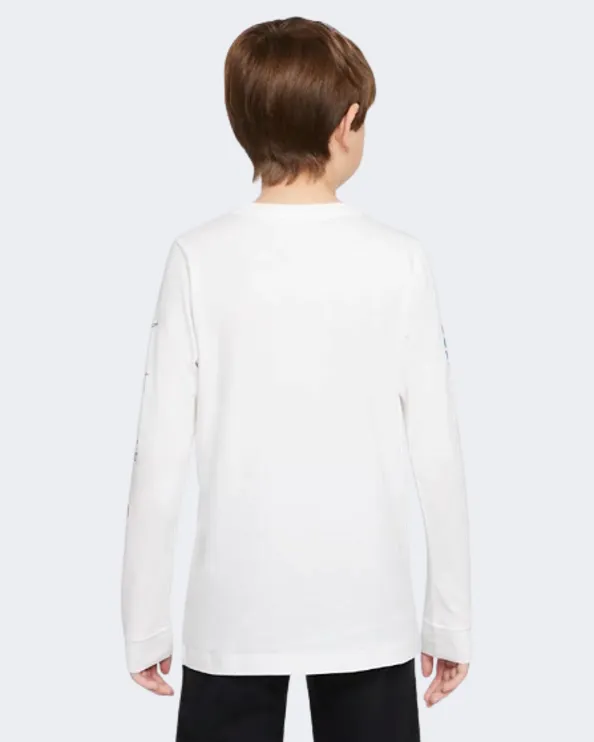 Nike Sportswear Create Pack Boys Lifestyle Long Sleeve White