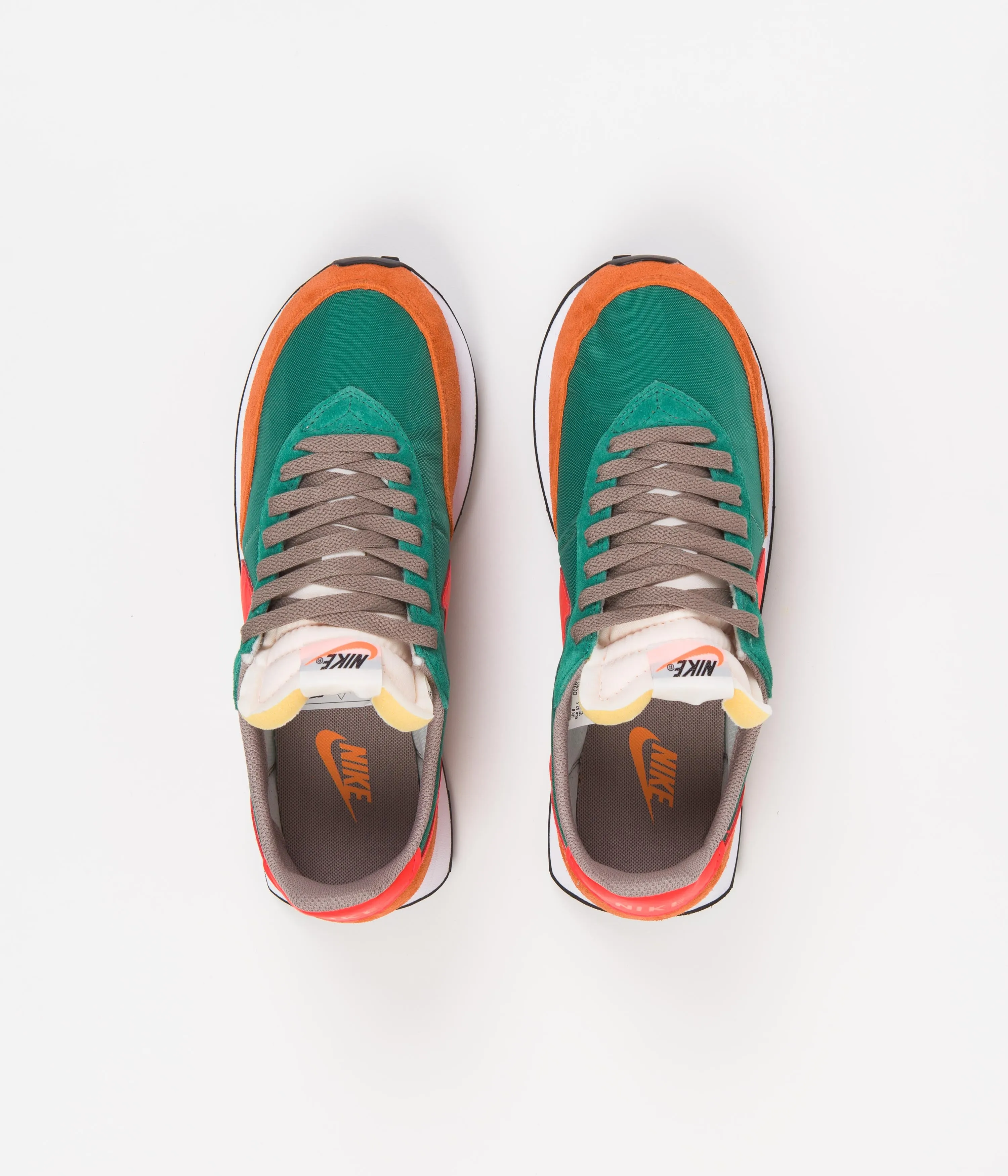 Nike Waffle Trainer 2 SP Shoes - Green Noise / Bright Crimson - Sport Spice