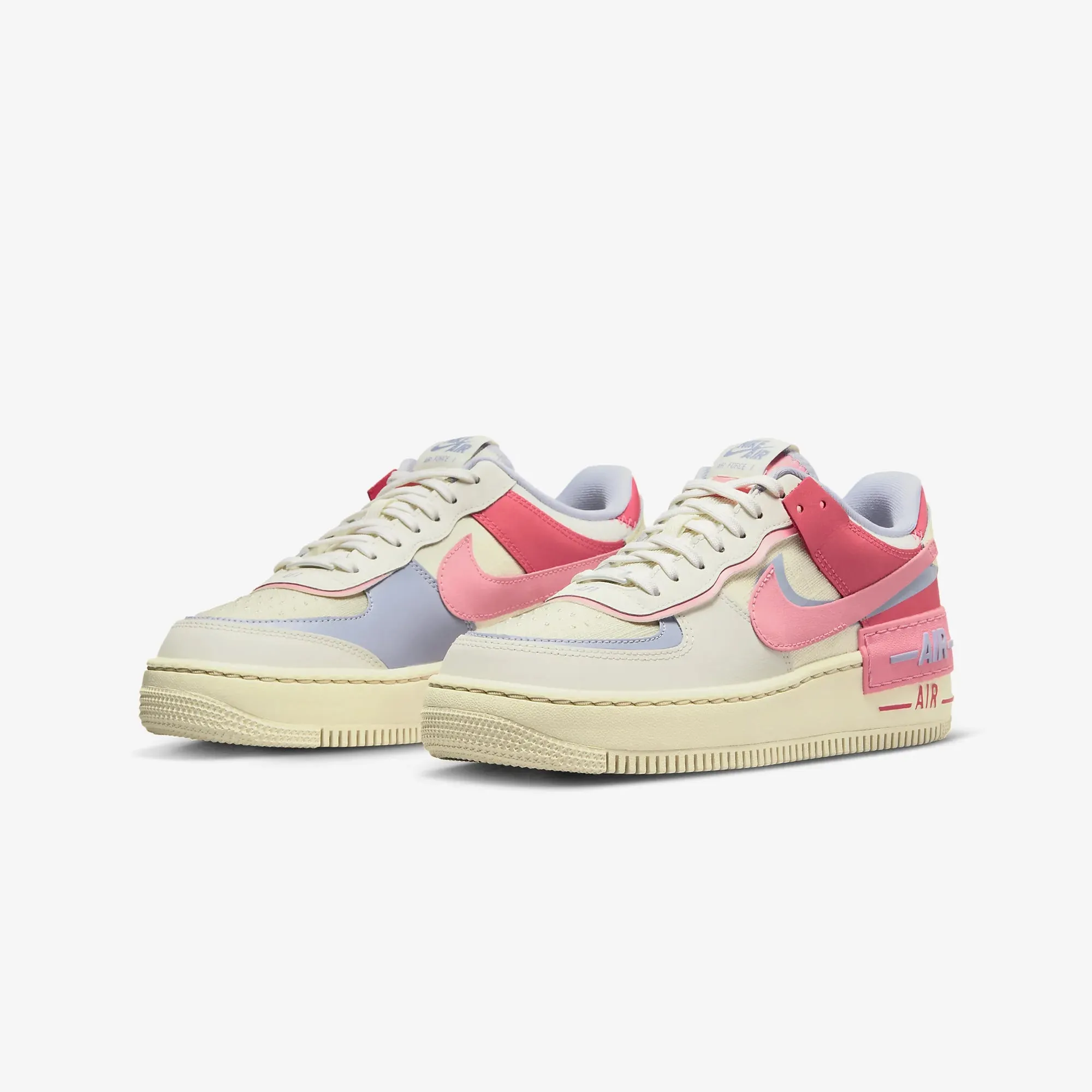 Nike | WMN'S AIR FORCE 1 SHADOW  { INDIGO HAZE/CORAL CHALK