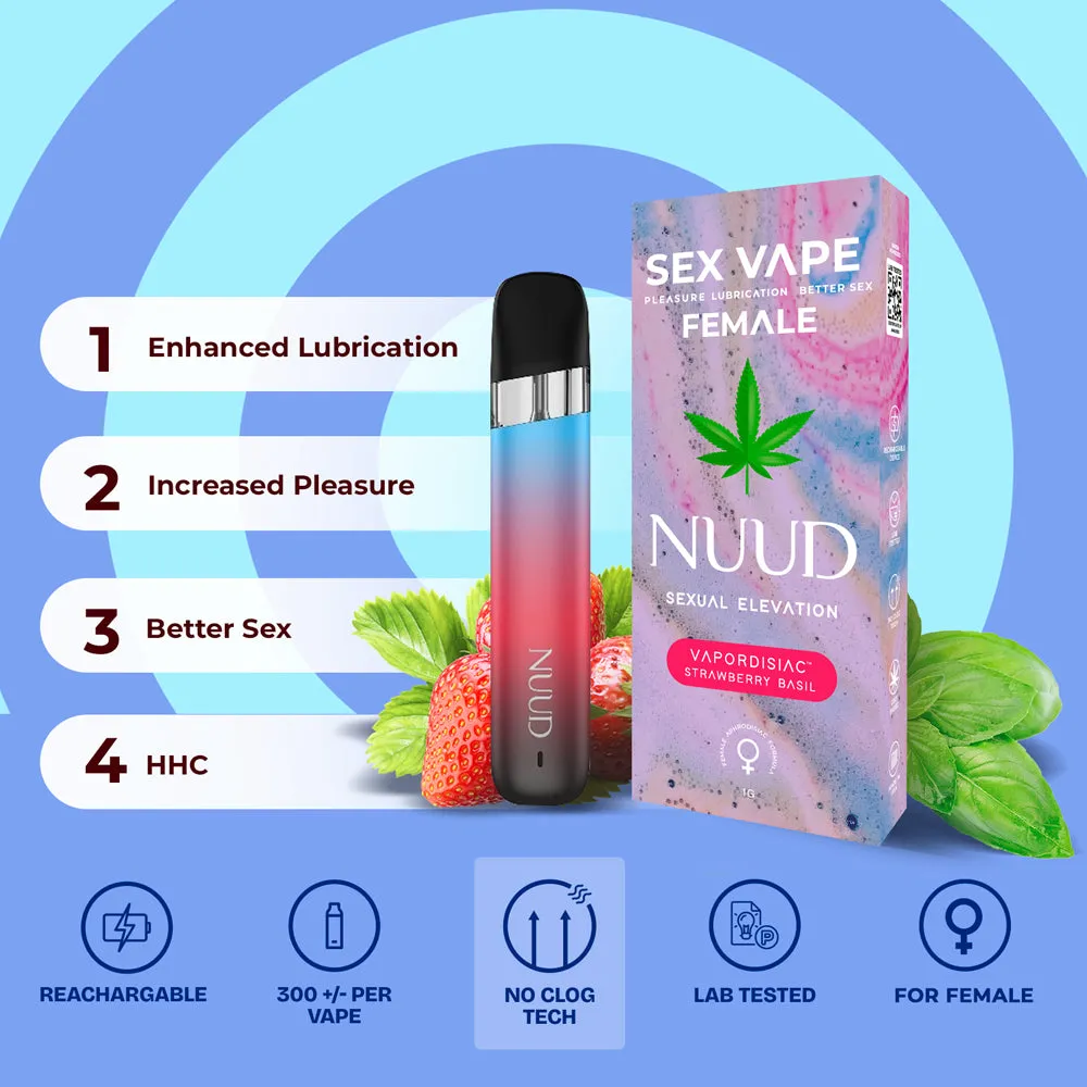 NUUD FEMALE VAPORDISIAC Strawberry Basil