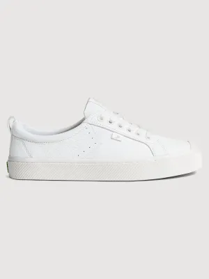 Oca Low - White Premium Leather