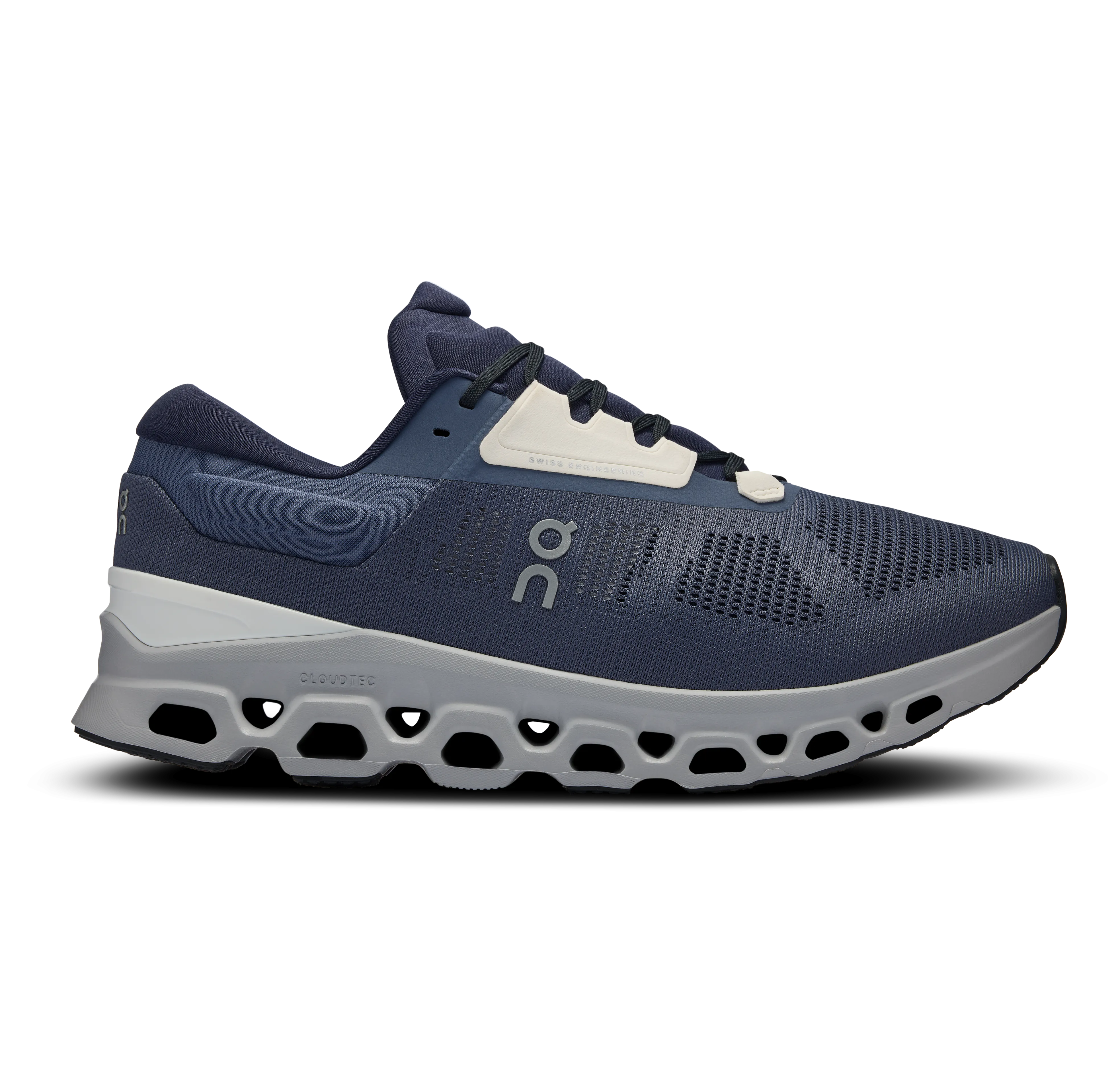 On Running Men's Cloudstratus 3 Shoes - Metal / Glacier