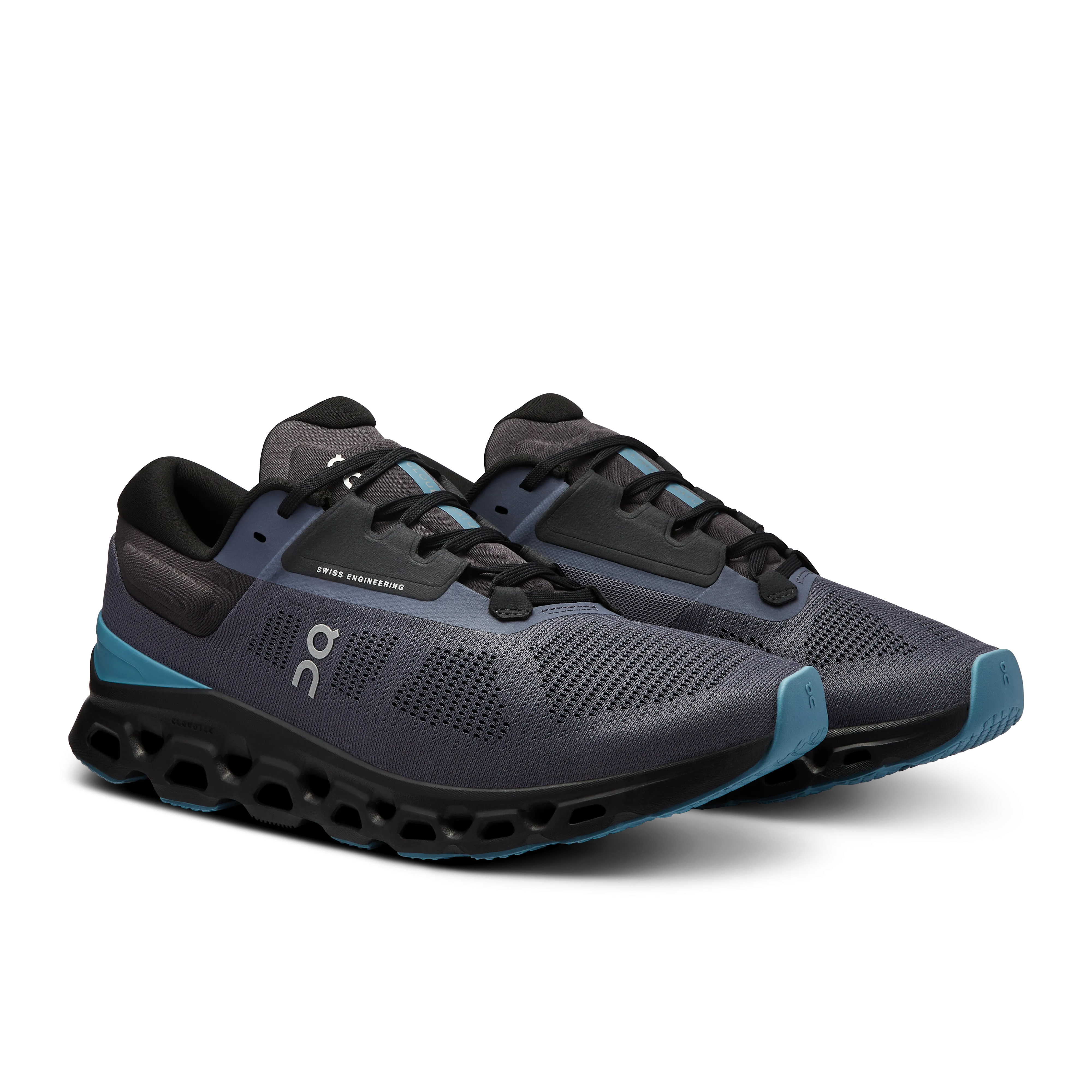 On Running Men's Cloudstratus 3 Shoes - Metal / Wisteria