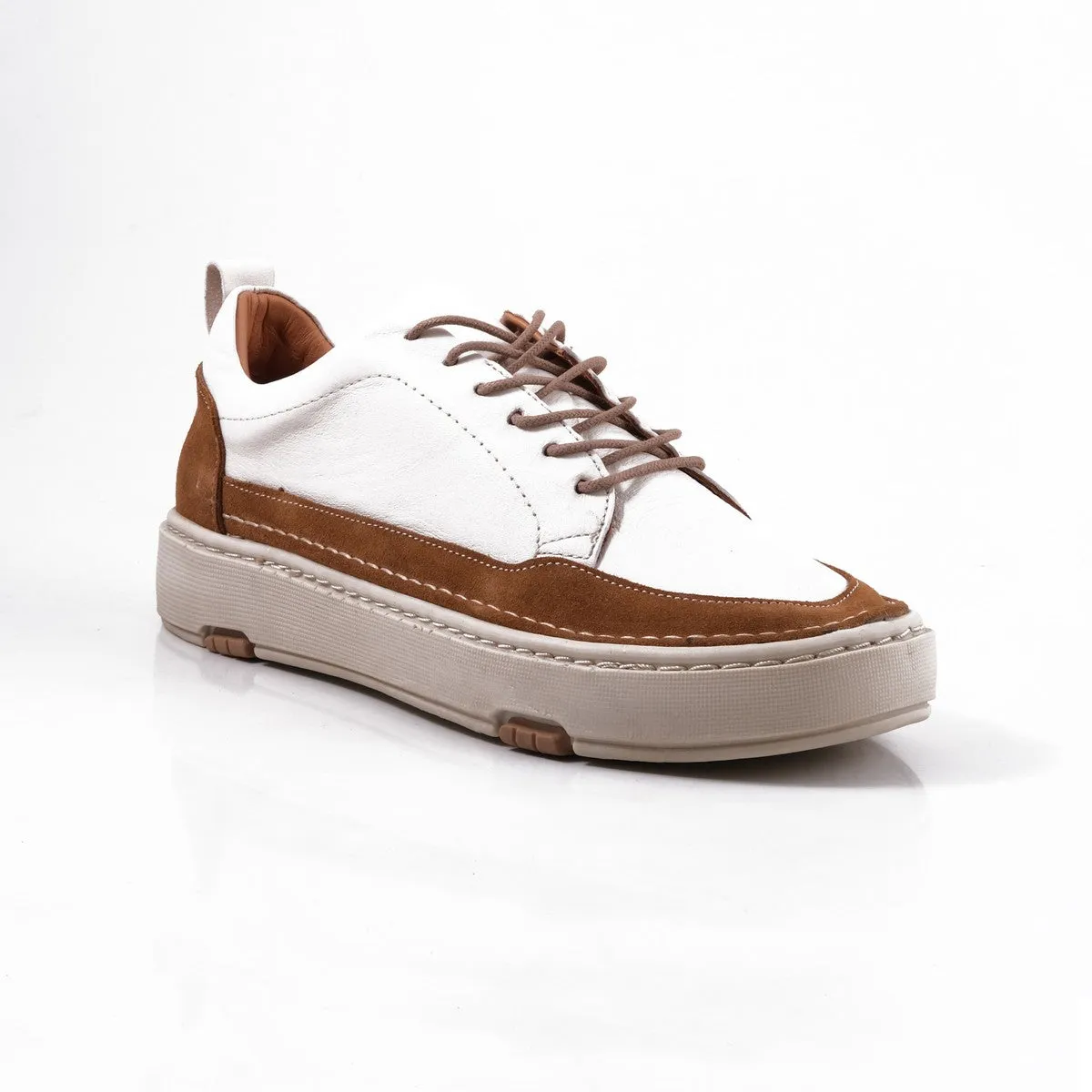 Pesso Sawyer Tan/Off White