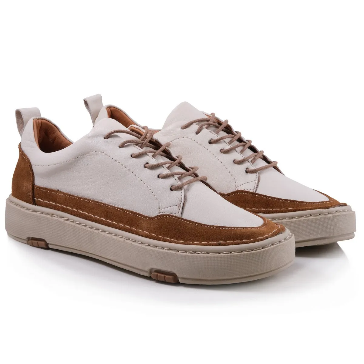 Pesso Sawyer Tan/Off White