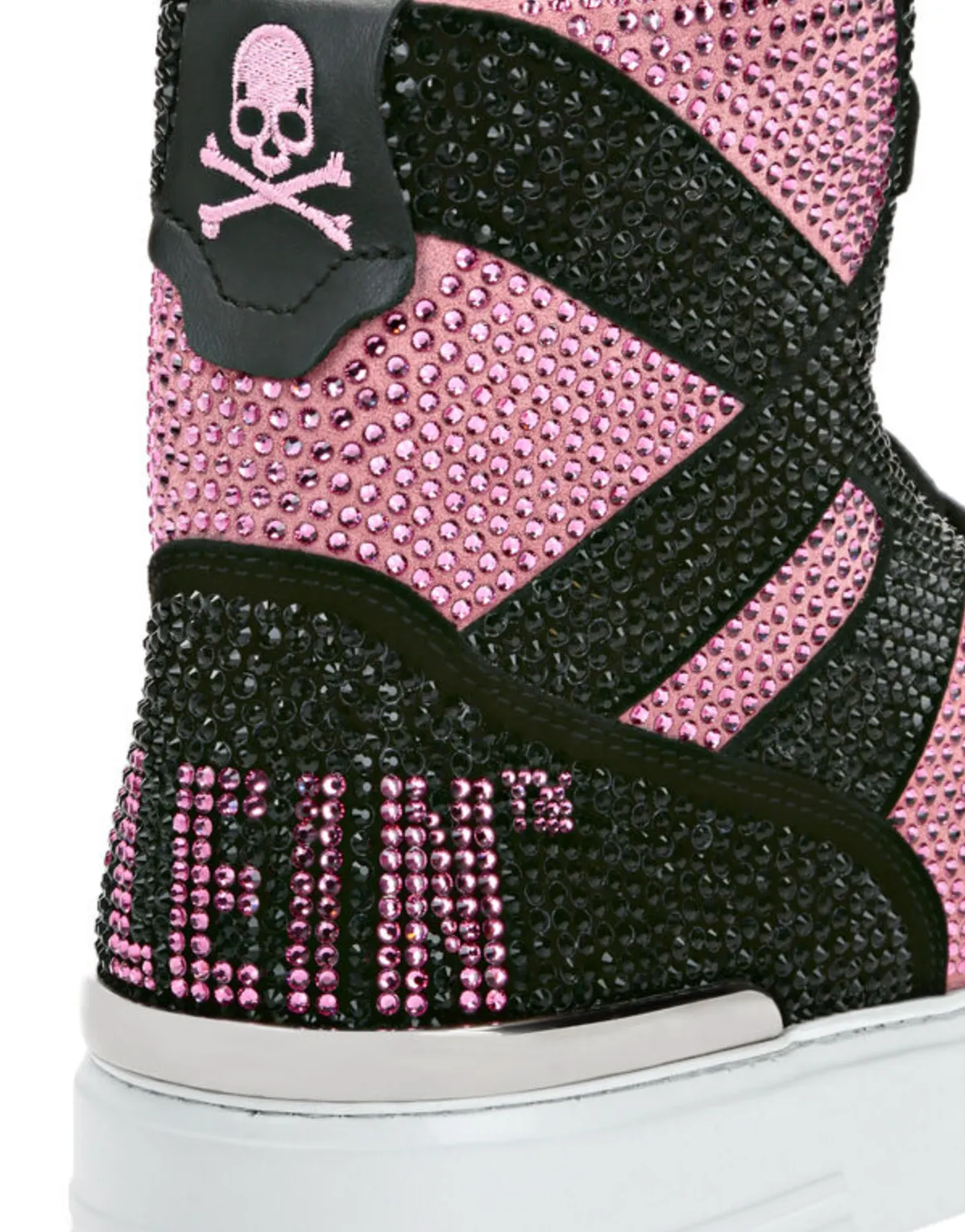 Philipp Plein Money Beast Hi-Top Pink Paradise Shoes Size 39