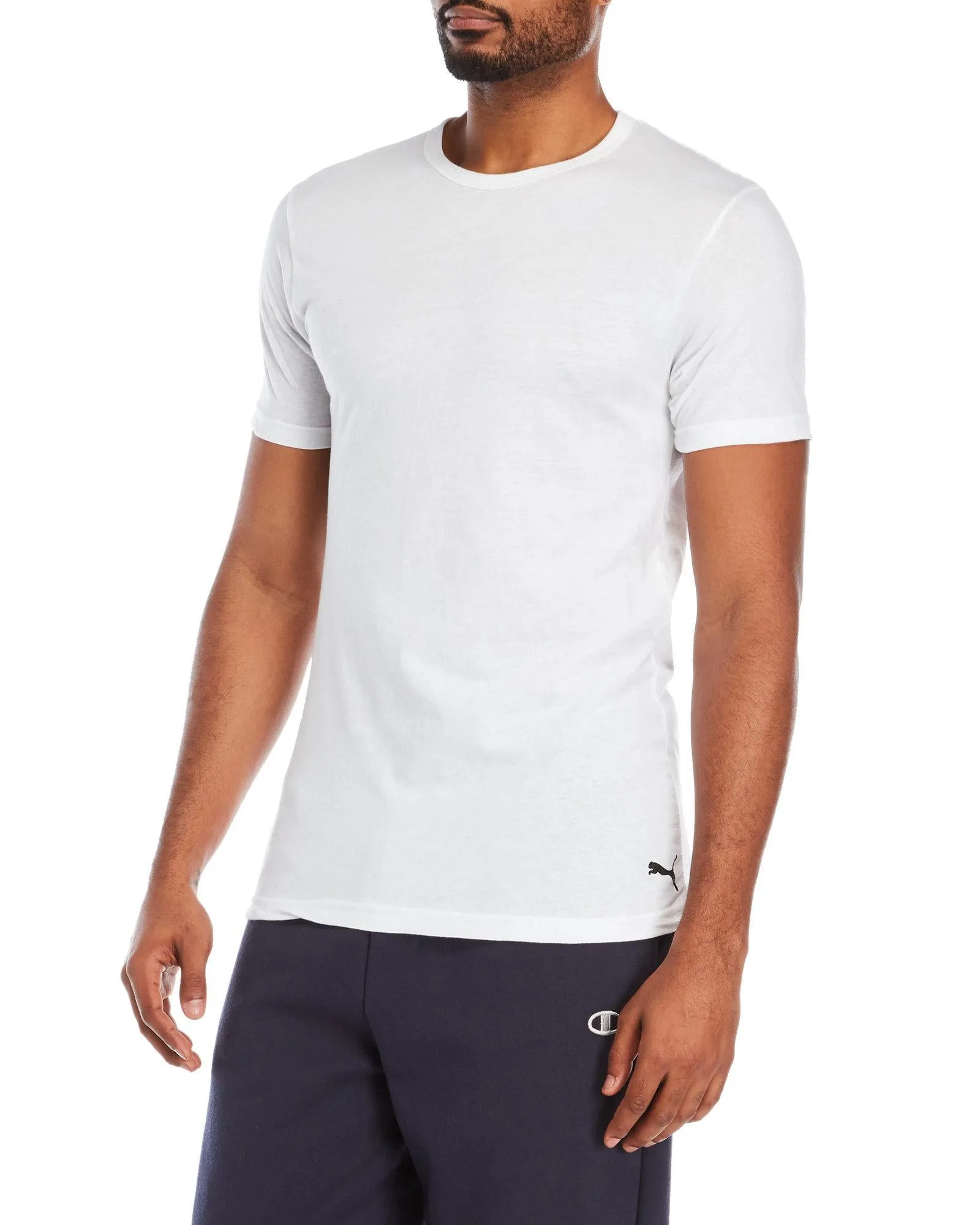 PUMA Men's 3-Pack Classic Fit Crew Neck T-Shirt