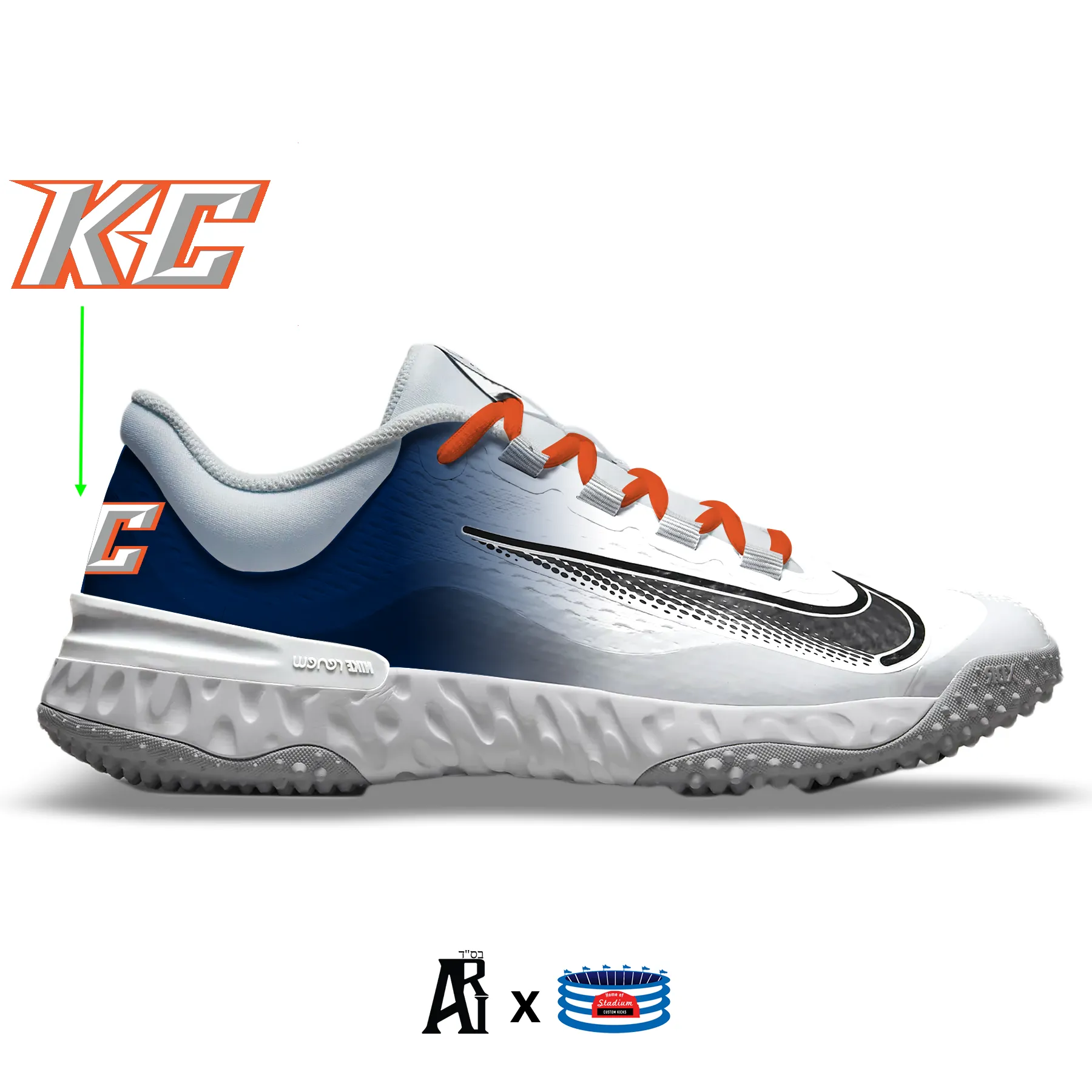 "Keystone College 2.0" Nike Alpha Huarache Elite 4 Turfs