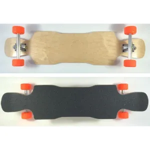 Raven Top Mount Double Kick Longboard 38" maple - Complete