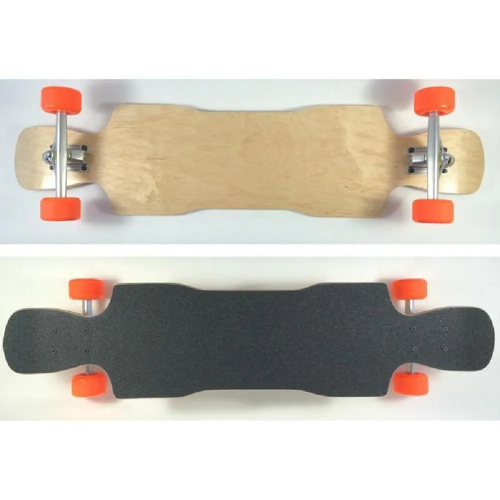 Raven Top Mount Double Kick Longboard 38" maple - Complete