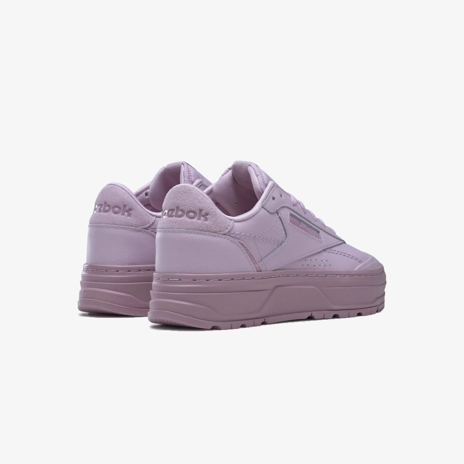 Reebok | WMN'S CLUB C DOUBLE GEO  { SHELL PURPLE / INFUSED LILAC