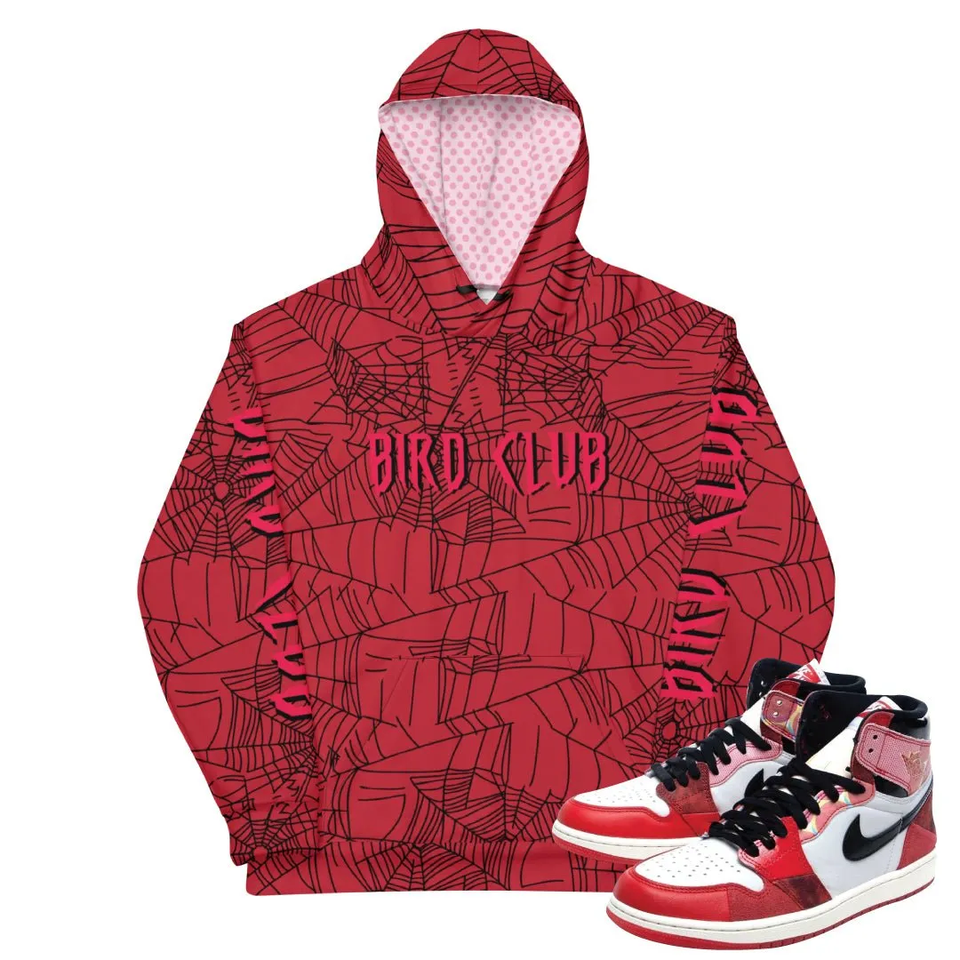 Retro 1 Spider Verse Webs Hoodie