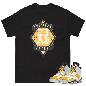 Retro 6 Yellow Ochre AJ 23 Shirt