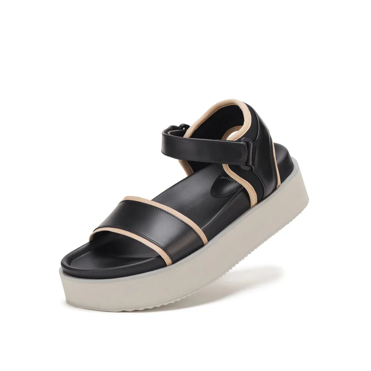 Rollie Ace Sandal Black Latte