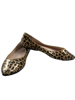 RUBY & BLOOM ANIMAL PRINT FLATS (SZ 4 1/2)