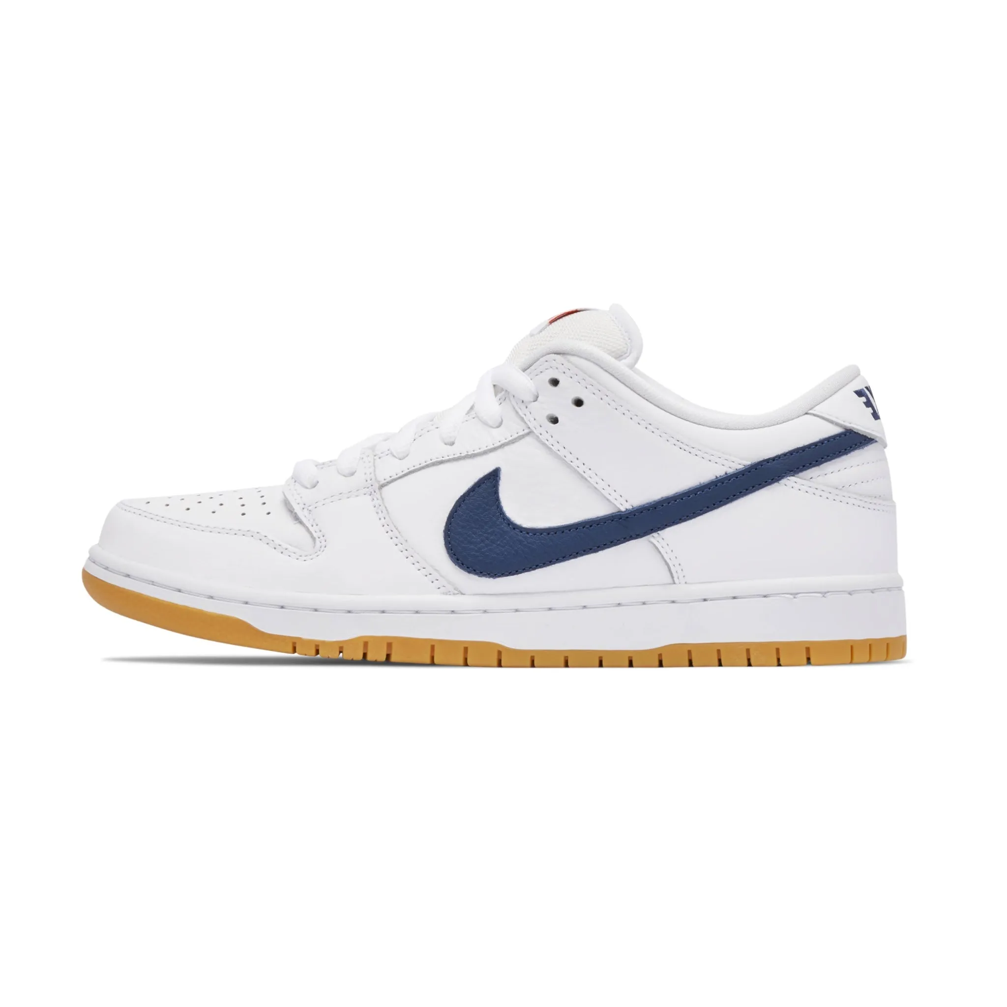 SB Dunk Low Orange Label White Navy by Nike