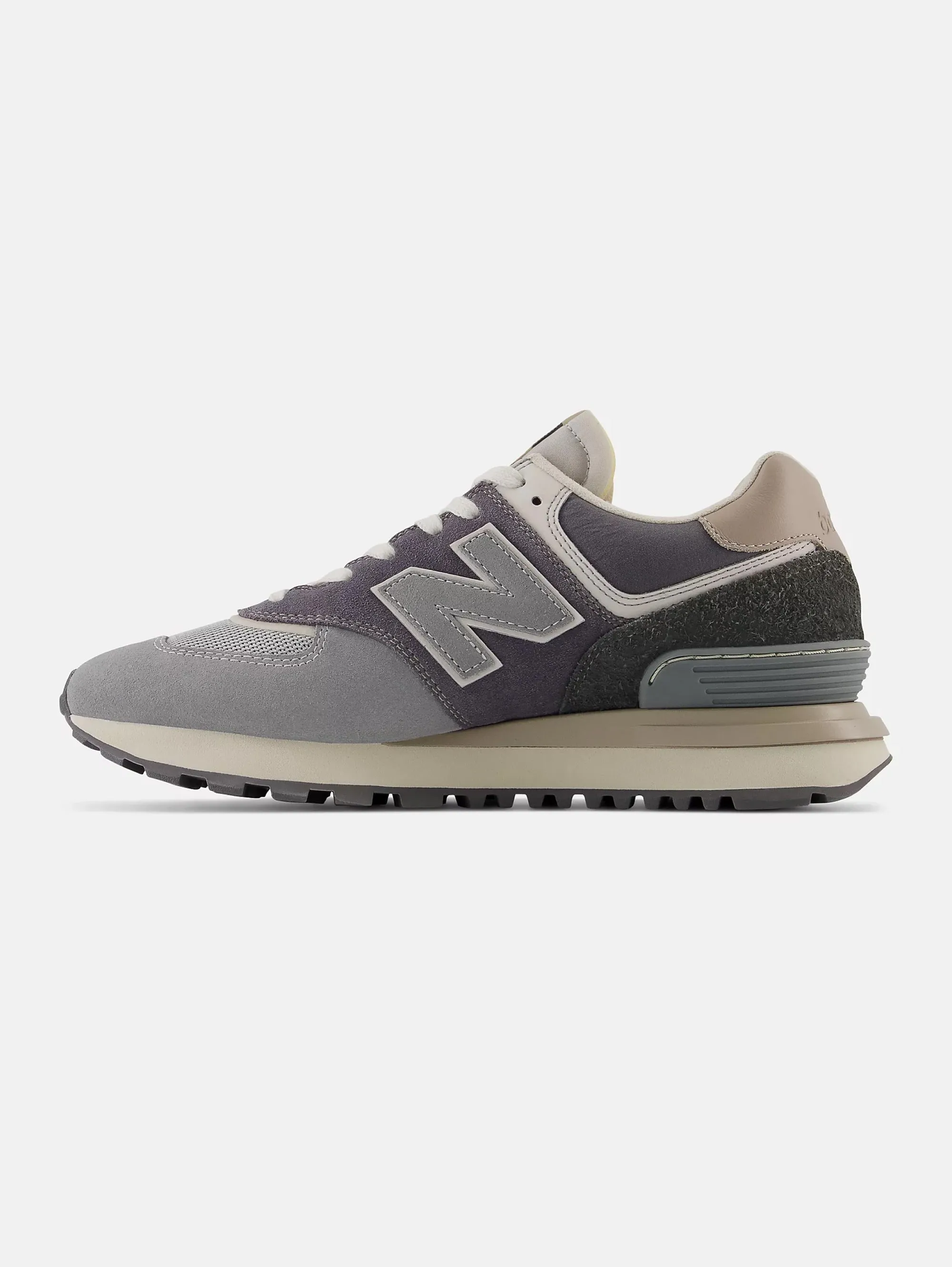 Sneakers in Suede 574 Grigio Apollo