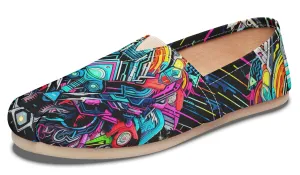 Space Symmetry Casual Slip on Shoes