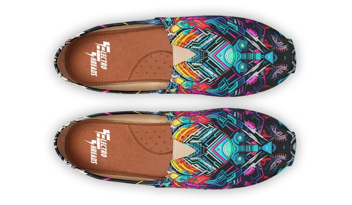 Space Symmetry Casual Slip on Shoes