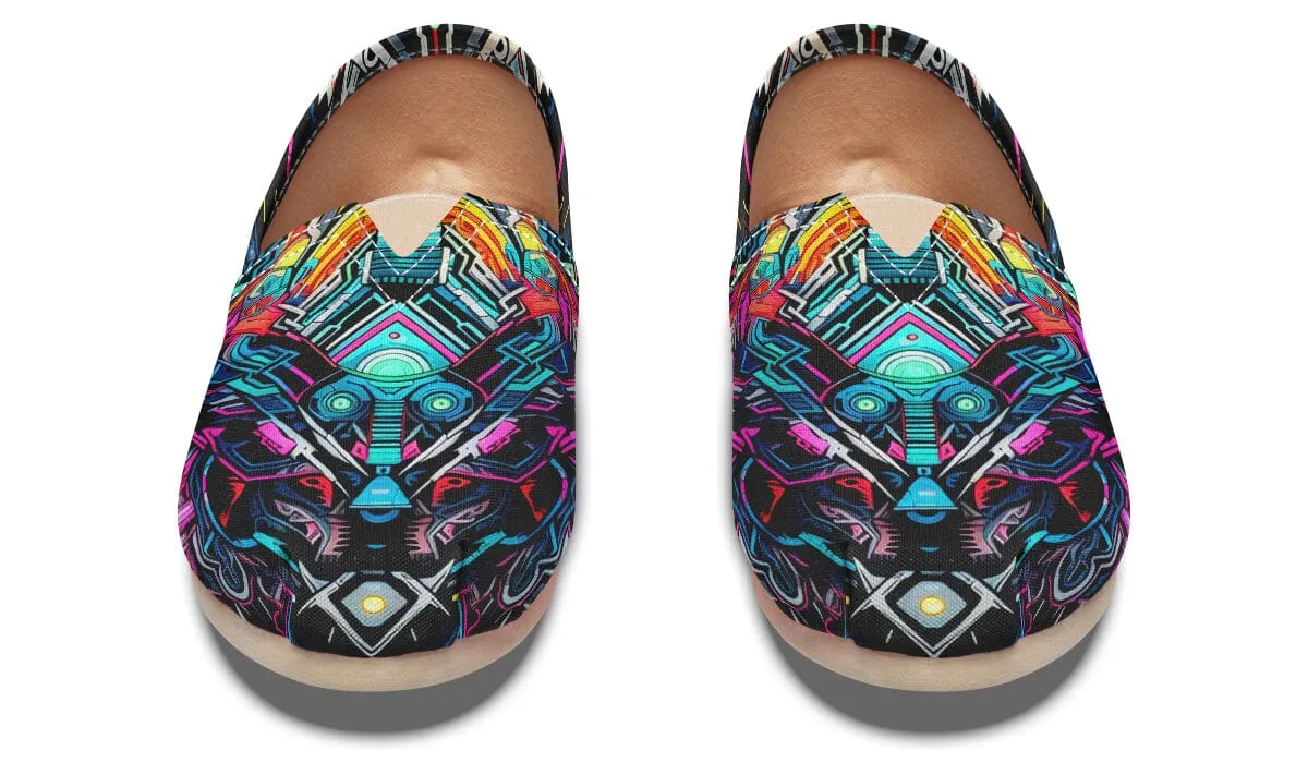 Space Symmetry Casual Slip on Shoes