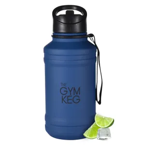 Stainless Steel Water Bottle 50oz / 15l Blue - Reusable Leakproof And Durable