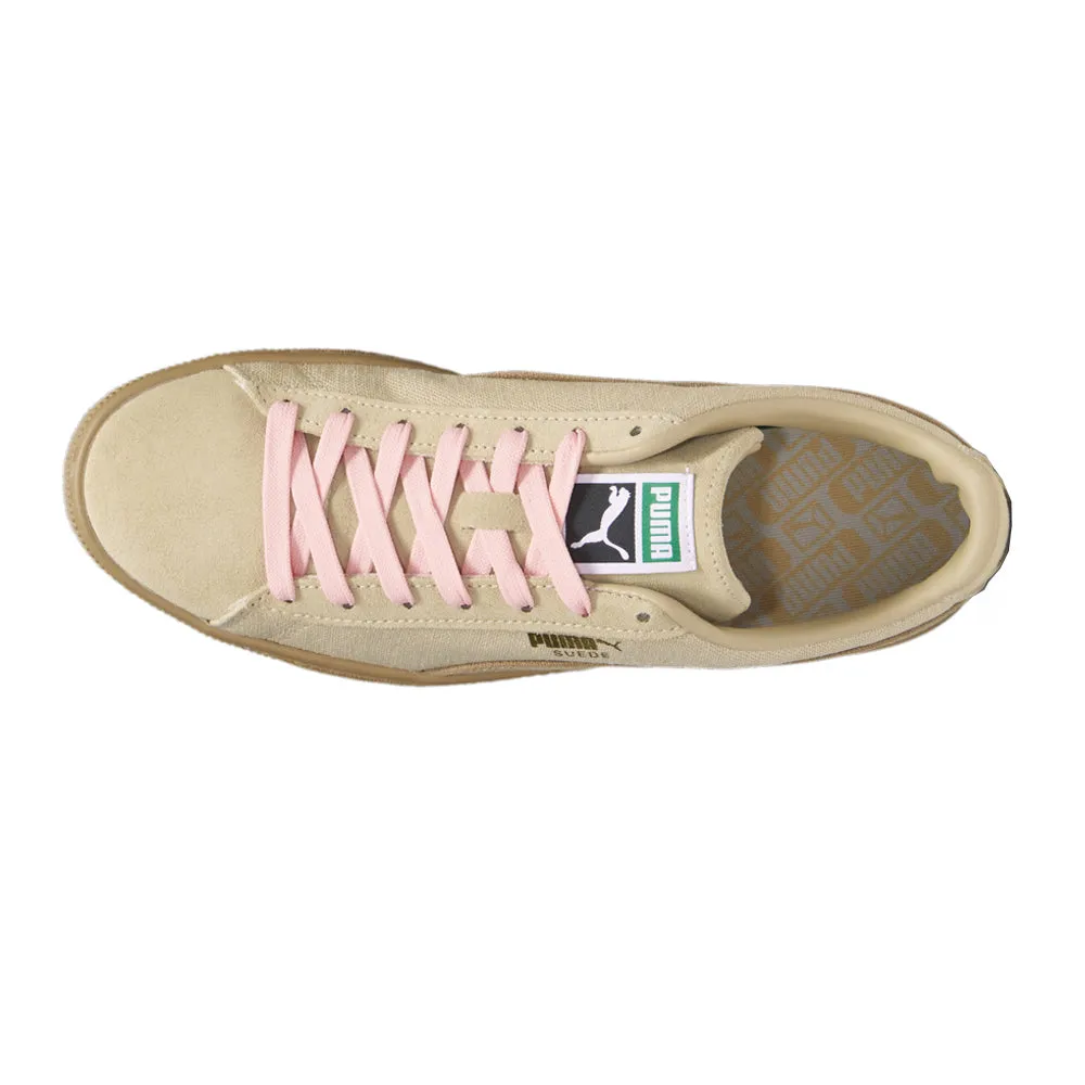 Suede Hemp Lace Up Sneakers