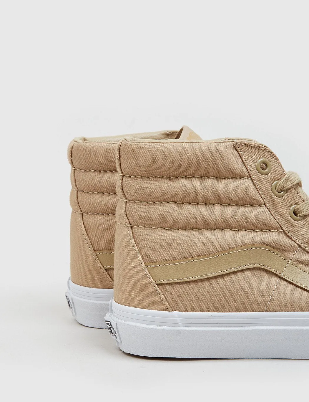 Vans SK8-Hi Trainers (Mono Canvas) - Khaki/True