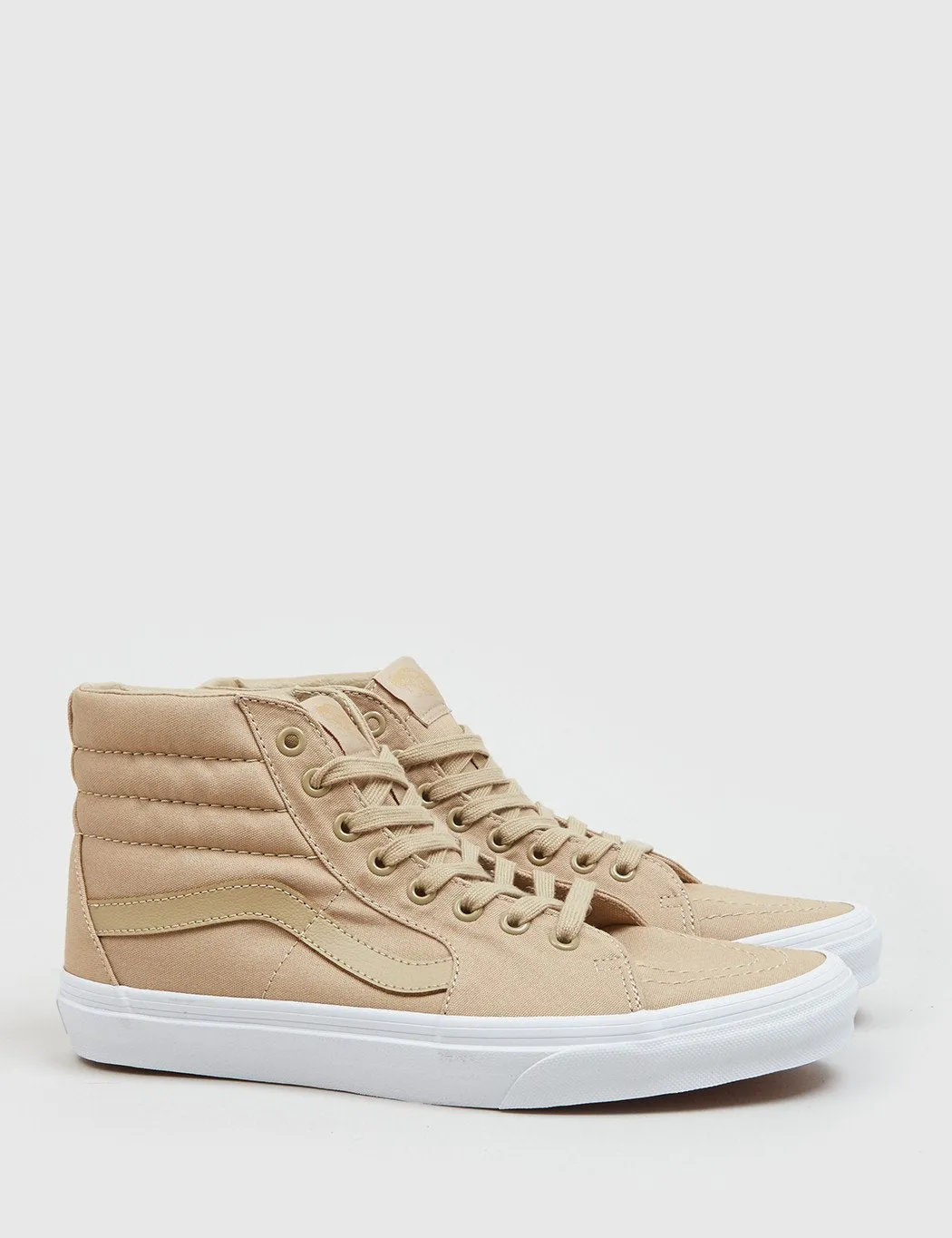 Vans SK8-Hi Trainers (Mono Canvas) - Khaki/True