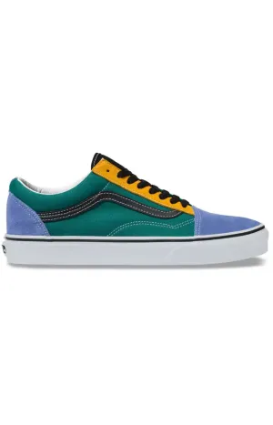 Vans Women's Mix & Match Old Skool Sneaker - Cadmium Yellow/Tidepool