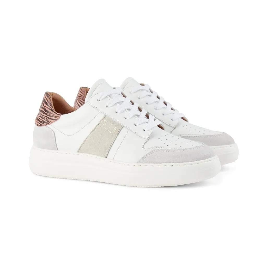 Vinca sneaker leather - ZEBRA