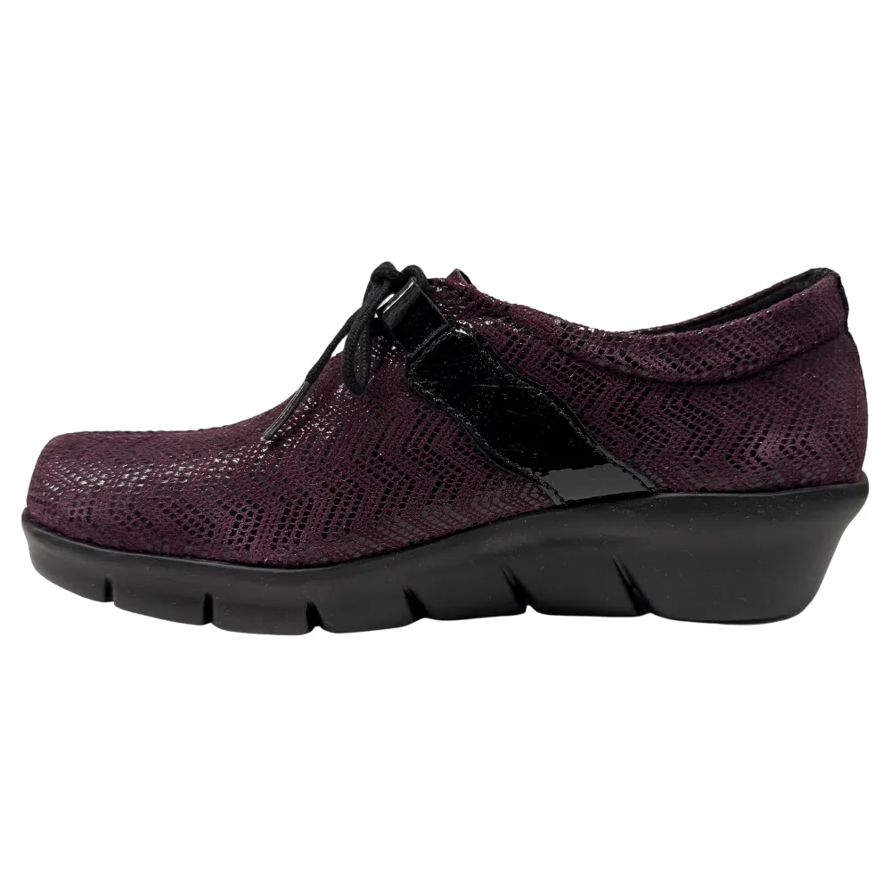 Wolky Muse Purple Venus Leather Shoe (Women's)