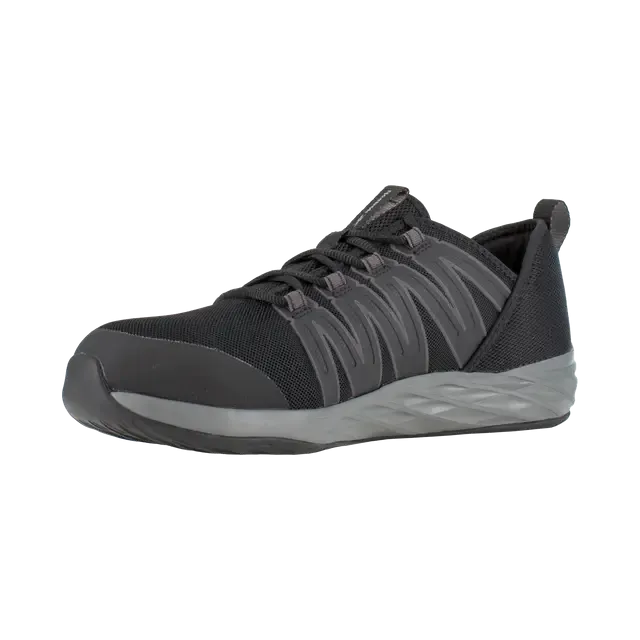 Women's Astroride Steel-Toe Athletic Work Shoe Black/Dark Grey