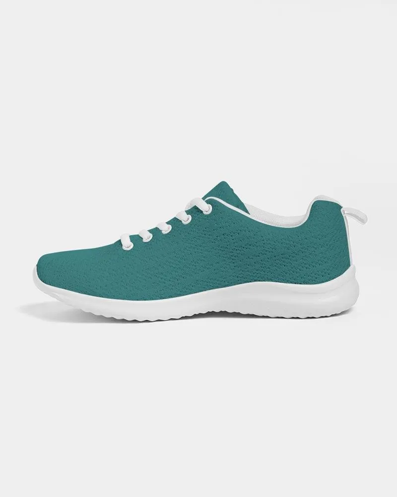 Womens Sneakers - Canvas Running Shoes, Teal Green