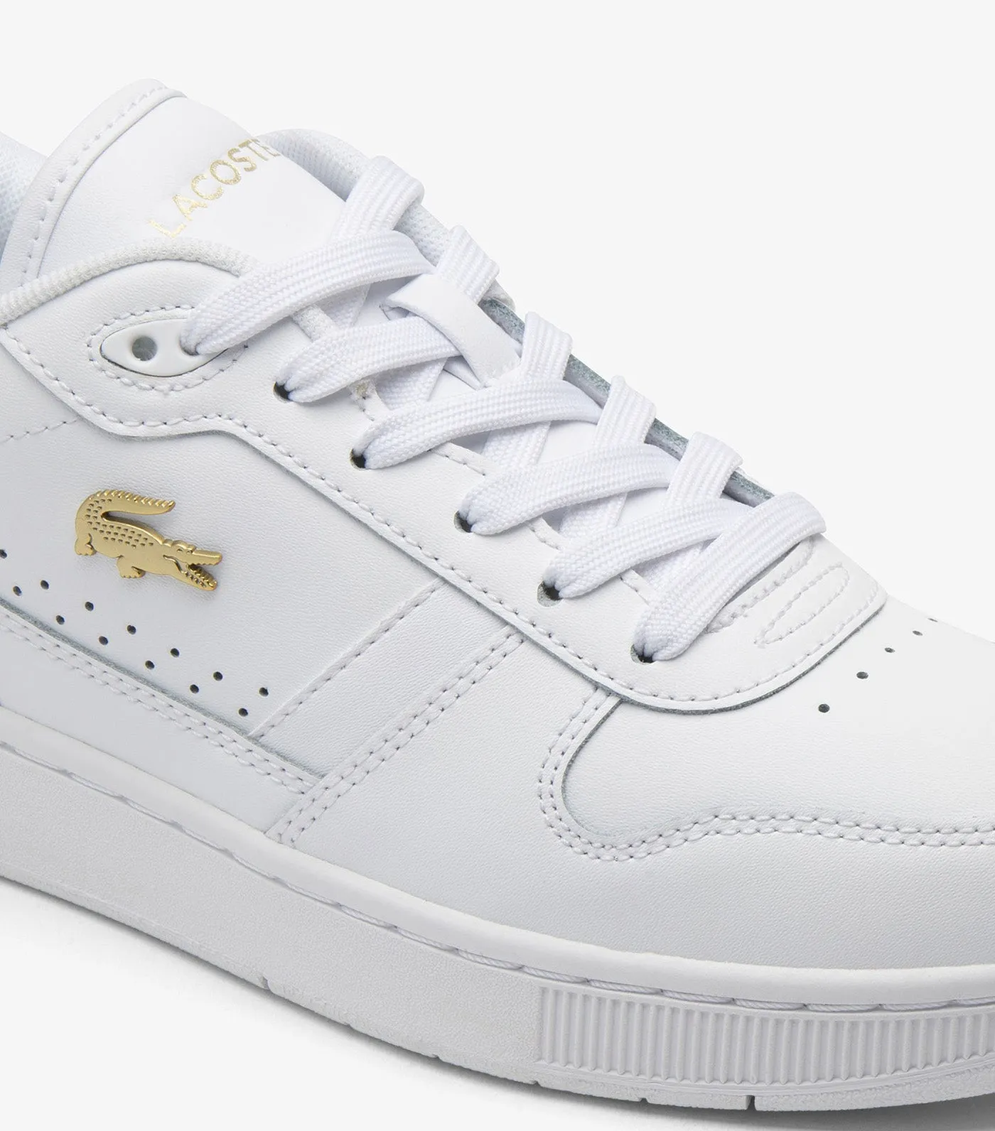 Women's T-Clip Set Trainers White/Gold