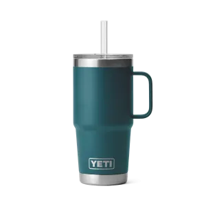 Yeti Rambler 25oz Mug With Straw Lid - Agave Teal