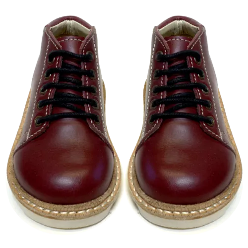 YOUNG SOLES Hugo Monkey Boot - Cherry